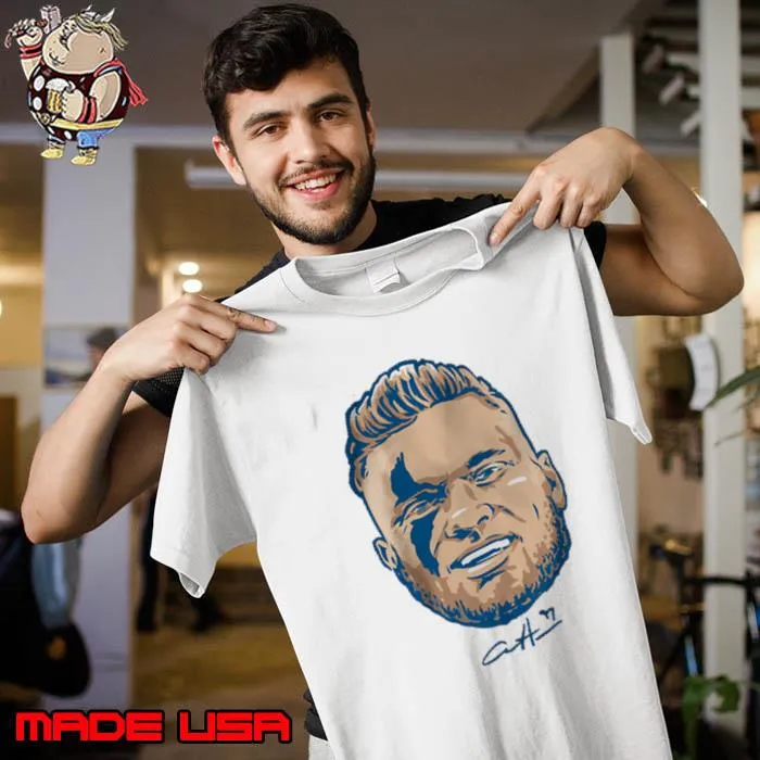 Aidan Hutchinson Signature American football defensive end for the Detroit Lions Swag Head T-Shirt