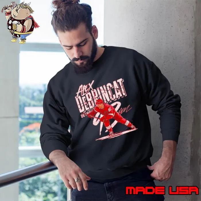 Alex DeBrincat Detroit Red Wings signature s Sweatshirt