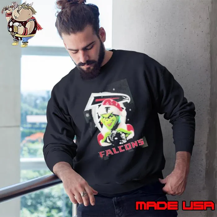 Atlanta Falcons Shirt Baby Yoda And Groot Santa Christmas Shirt Sweatshirt