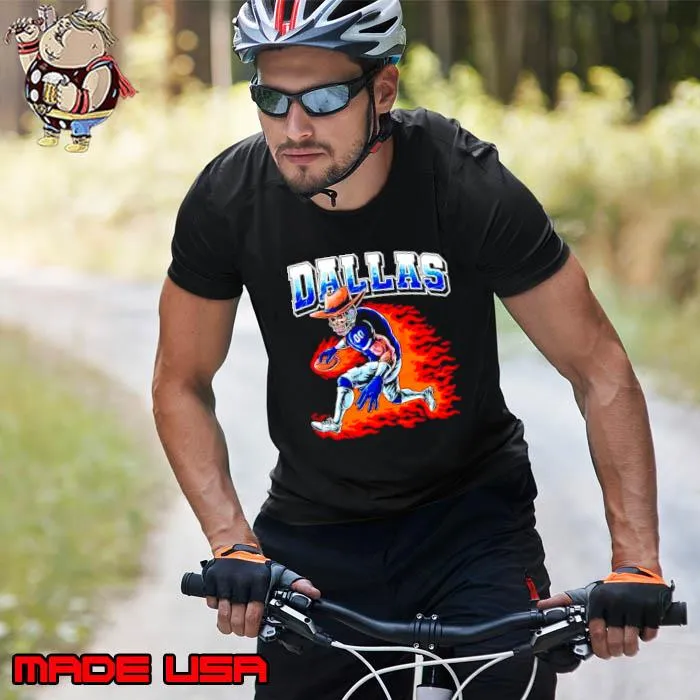 Awesome skeleton Dallas football cowboy player fire s Unisex