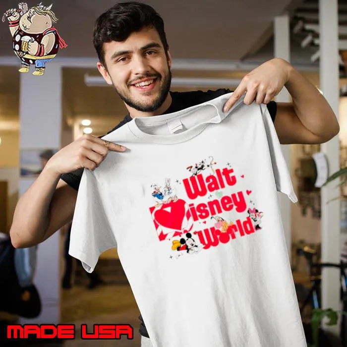 Awesome walt disney world happy Valentine shirt