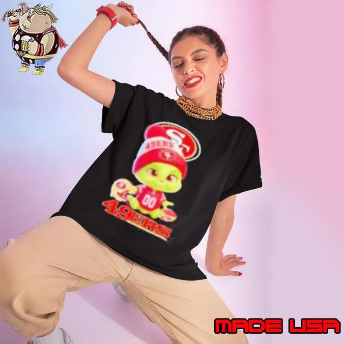 Baby Grinch San Francisco 49ers s Ladies tee
