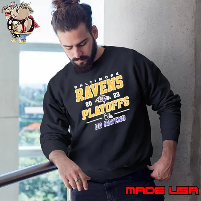 Baltimore ravens playoffs game go ravens 2023 s Sweatshirt