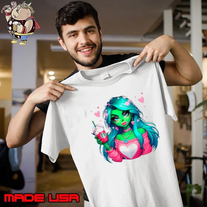 Boojee Grinch Girl Valentines Coffee shirt