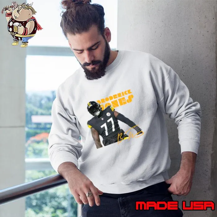 Broderick Jones Signature Player For To Pittsburgh Steelers T-Shirt Sweatshirt