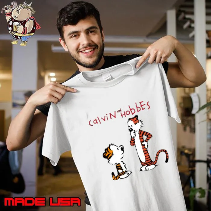 Calvin And Hobbes Merry Christmas comic strip created by cartoonist T-Shirt Unisex