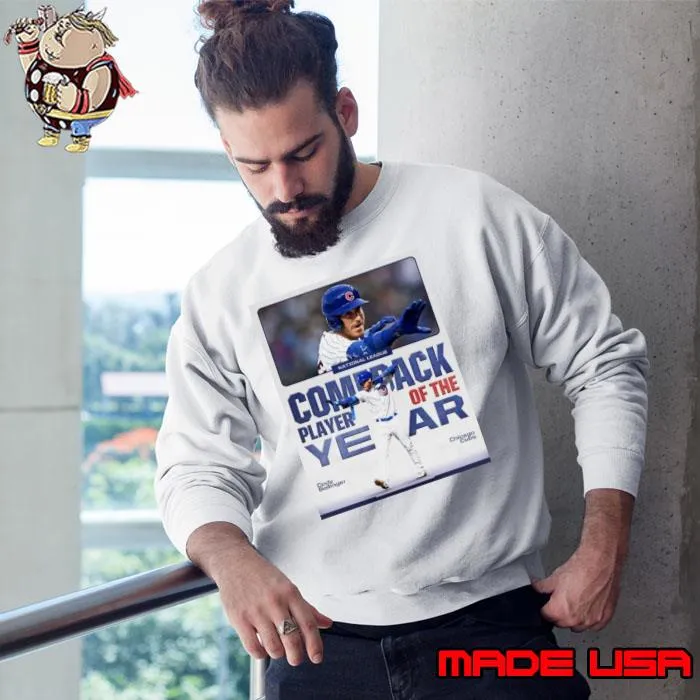 Cody Bellinger Chicago Cubs National league comeback player of the year s Sweatshirt