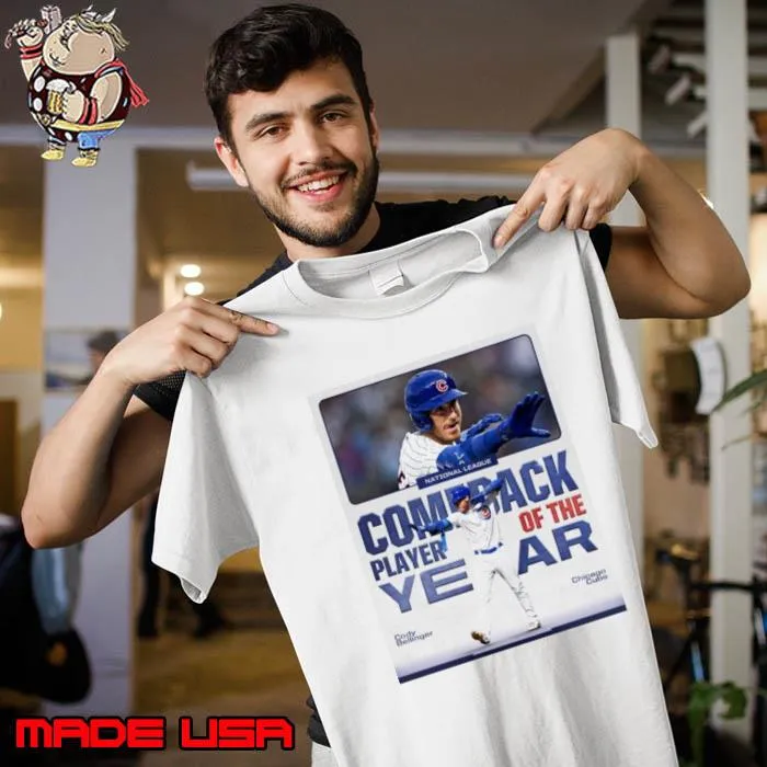 Cody Bellinger Chicago Cubs National league comeback player of the year s Unisex