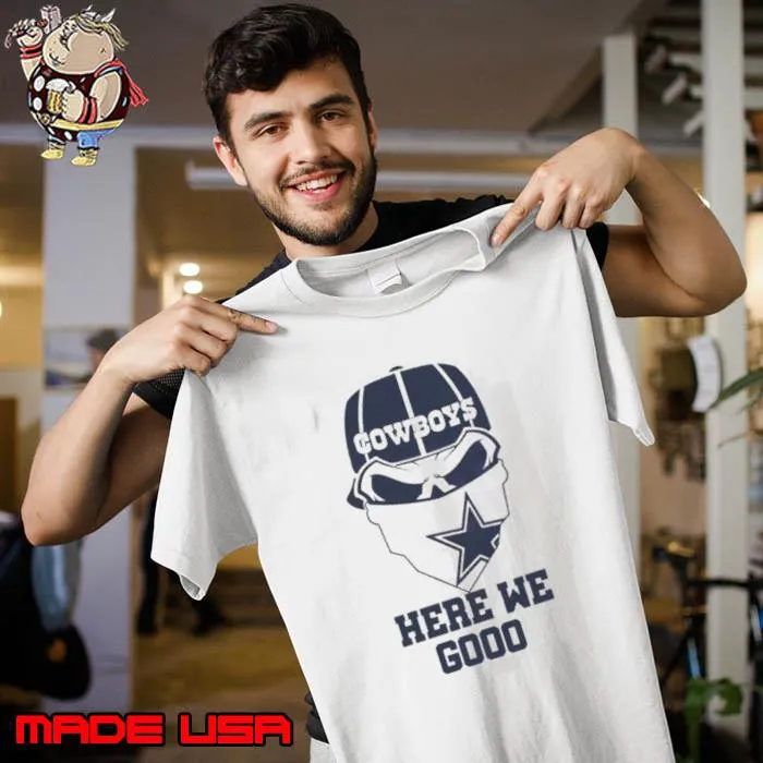 Dallas Cowboys Skulls Here We Go Shirt Unisex