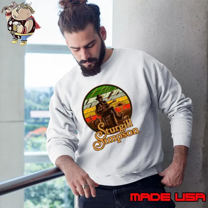 Dangerous Sturgill Simpson Tour Vintage Sunset American country music singer-songwriter T-Shirt Sweatshirt