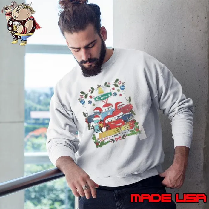 Disneyland Cars Lightning McQueen Tow Mater Christmas s Sweatshirt