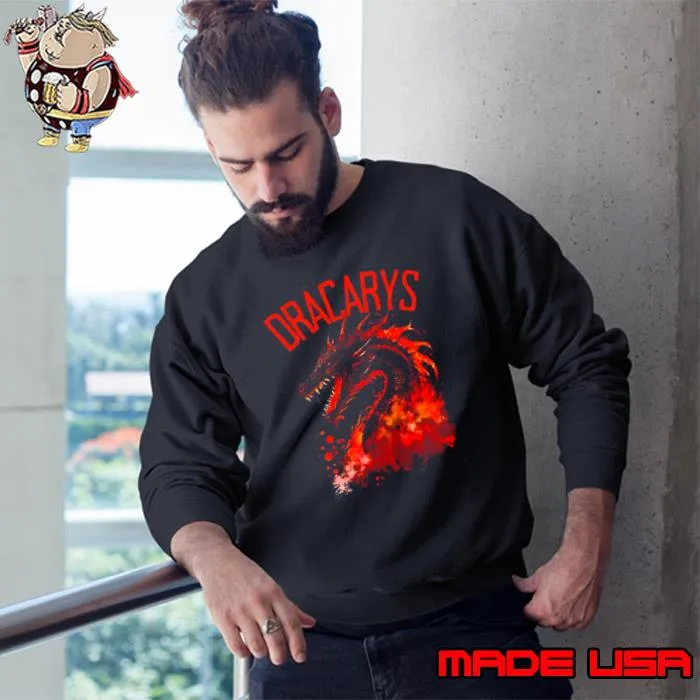 Dracarys Dragon Fire And Blood Fantasy Dragon Daenerys Targaryen s Sweatshirt