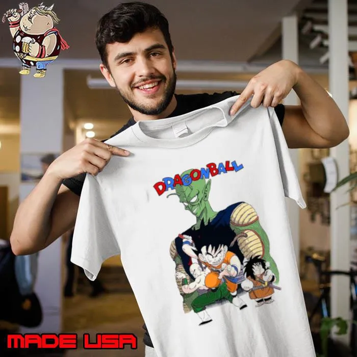 Dragon Ball Anime Goku King Piccolo Retro Manga Panel s Unisex