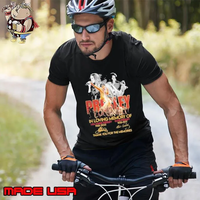 Elvis Presley in loving memory of 1968 2023 signature thank you for the memories s Unisex