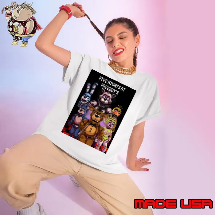 Five Nights At Freeddy's A Haunting Tableau of Animatronic Terror T-Shirt