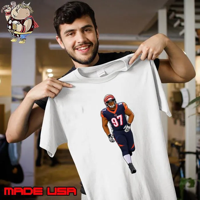 Geno Atkins Takes The Field American former football defensive tackle T-Shirt Unisex