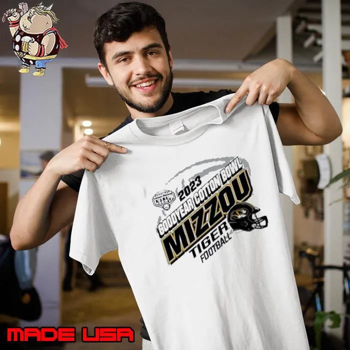 Goodyear Cotton Bowl 2023 Missouri Tigers Helmet Shirt Unisex