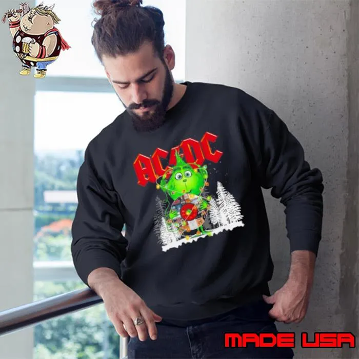 Grinch ACDC 2023 Merry Christmas Shirt