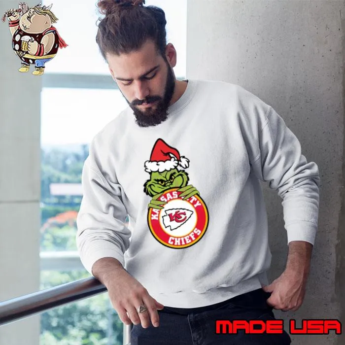 Grinch-Kansas-City-Chiefs-Circle-logo-s Sweatshirt