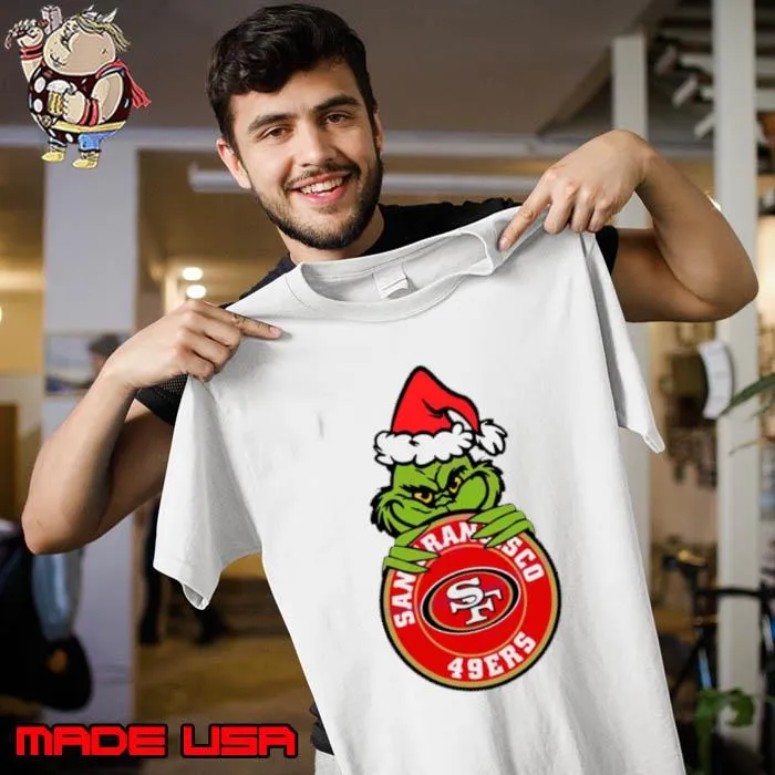 Grinch San Francisco 49ers Circle logo s Unisex