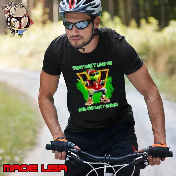 Grinch Washington Commanders They Don’t Like Us And We Don’t Care Shirt Unisex