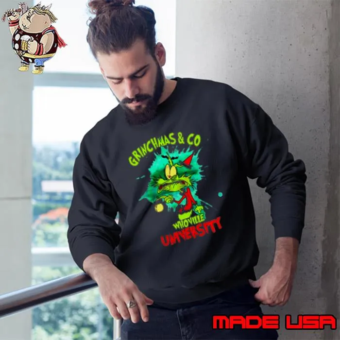 Grinchmas And Co Whovillee University shirt
