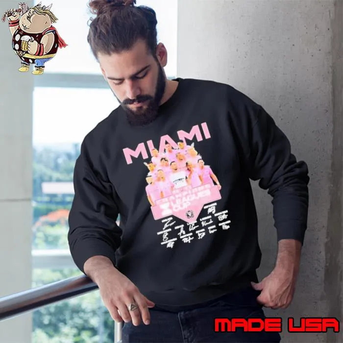 Inter Miami CF 2023 Champions Leagues Cup 2023 Signatures Shirt Sweatshirt