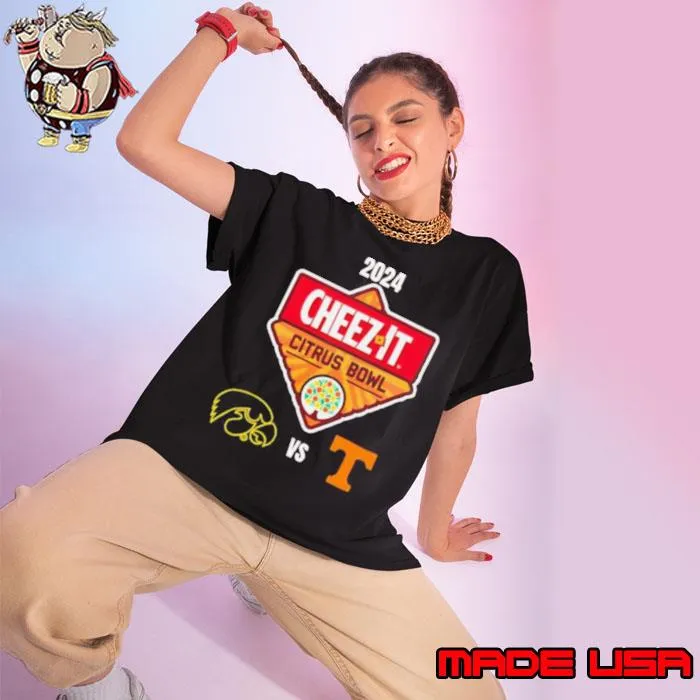 Iowa Hawkeyes vs Tennessee Volunteers 2024 Vrbo Fiesta Bowl shirt