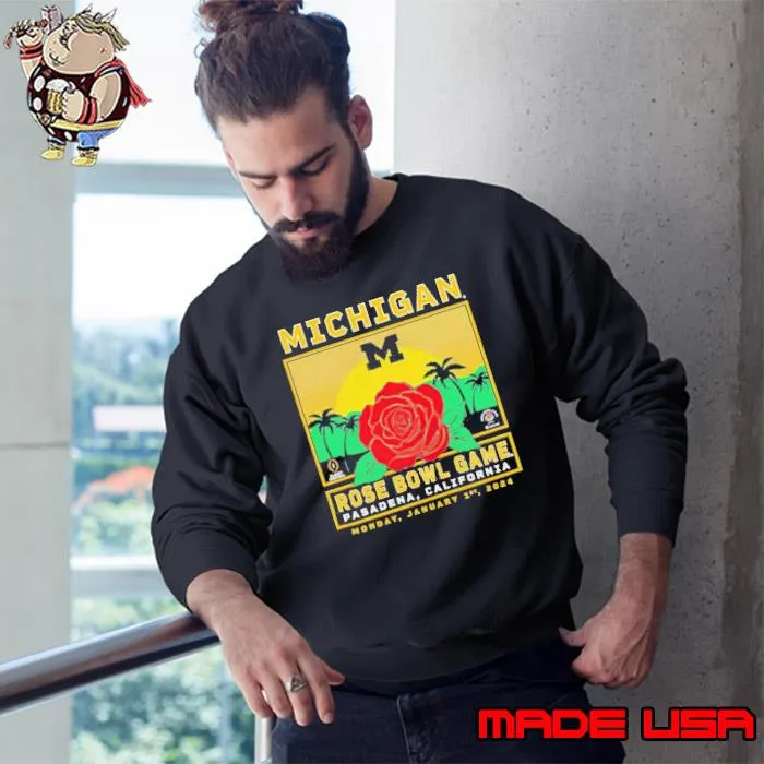 It’s always gold in Philadelphia shirt Michigan Wolverines Rose Bowl Game s Sweatshirt