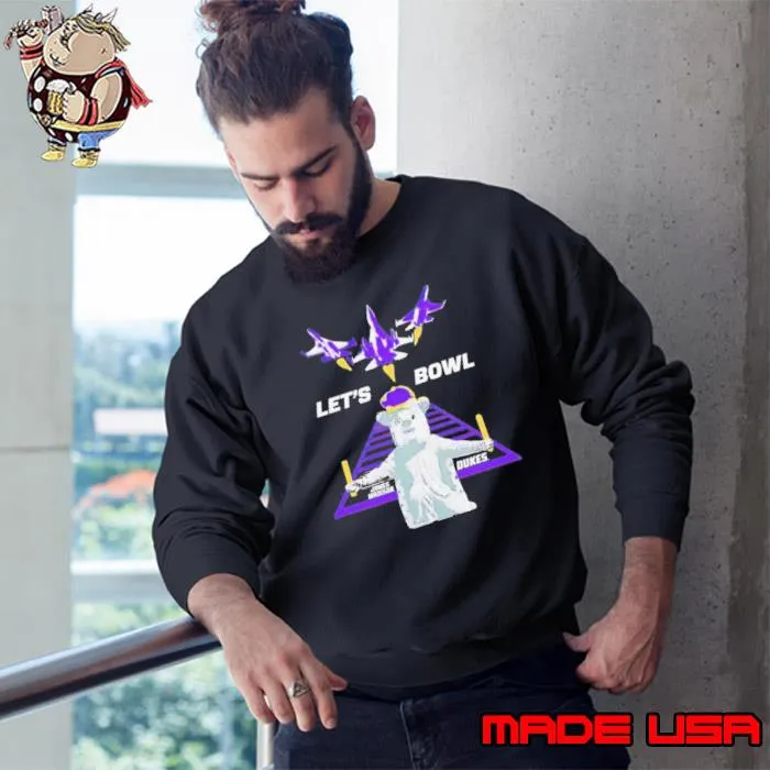 James Madison Dukes Mascot Let’s Bowl Shirt Sweatshirt