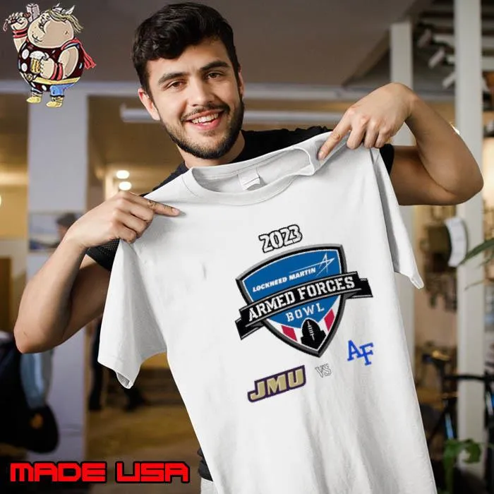 James Madison Vs Air Force 2023 Armed Forces Bowl Bound Shirt Unisex