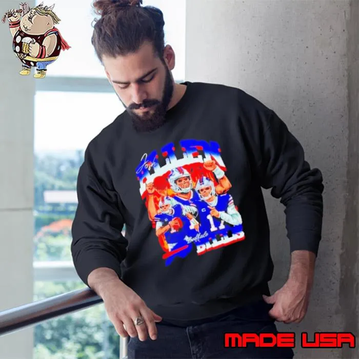 Josh Allen Buffalo Bills skeleton s Sweatshirt