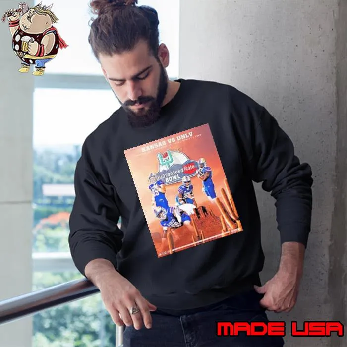 Kansas Football Vs UNLV Headed To The Desert 2023 Guaranteed Rate Bowl In Phoenix AZ December 26 Poster Shirt Sweatshirt