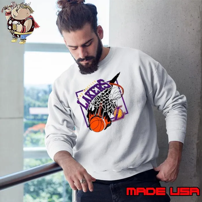Los Angeles Lakers Basketball retro s Sweatshirt