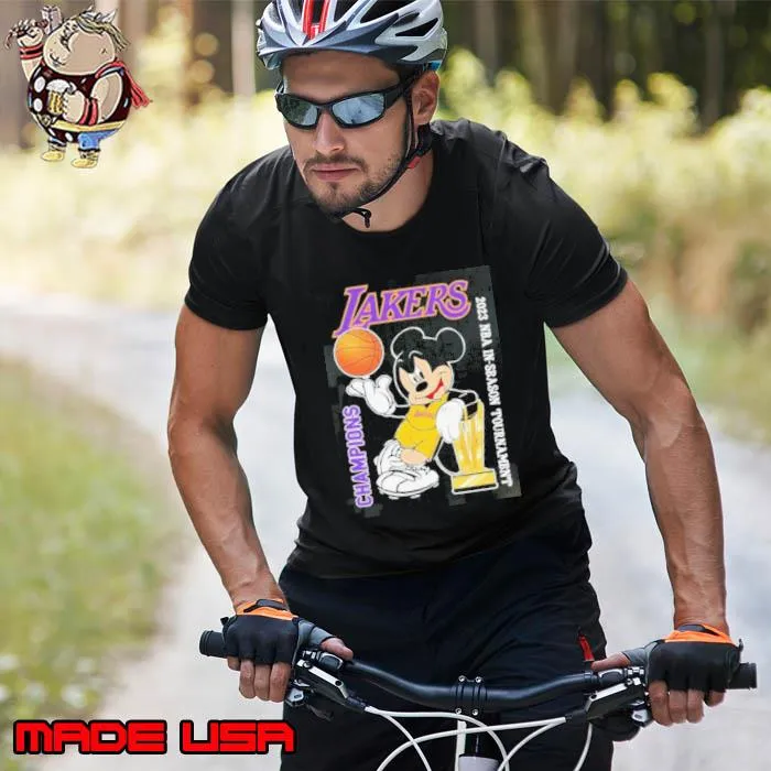 Los Angeles Lakers Mickey Mouse 2023 NBA In Season Tournament Champions s Unisex