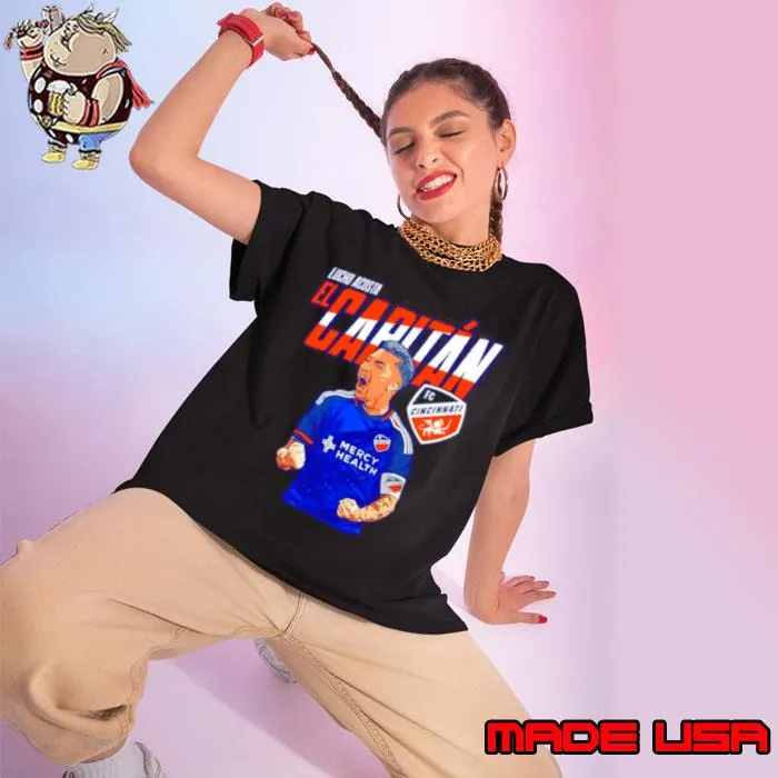Lucho Acosta El Capitan Fc Cincinnati s Ladies tee