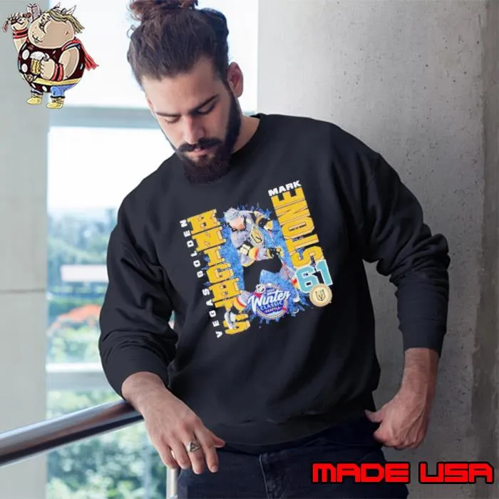 Mark Stone Vegas Golden Knights 2024 NHL Winter Classic player graphic s Sweatshirt