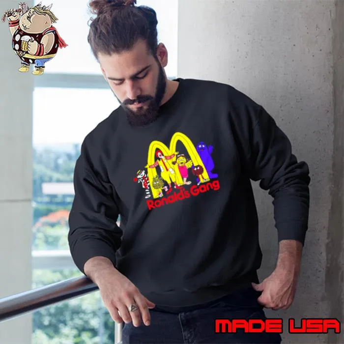 Mc Ronalds Gang Grimace Hamburglar Fry Guys Birdy s Sweatshirt