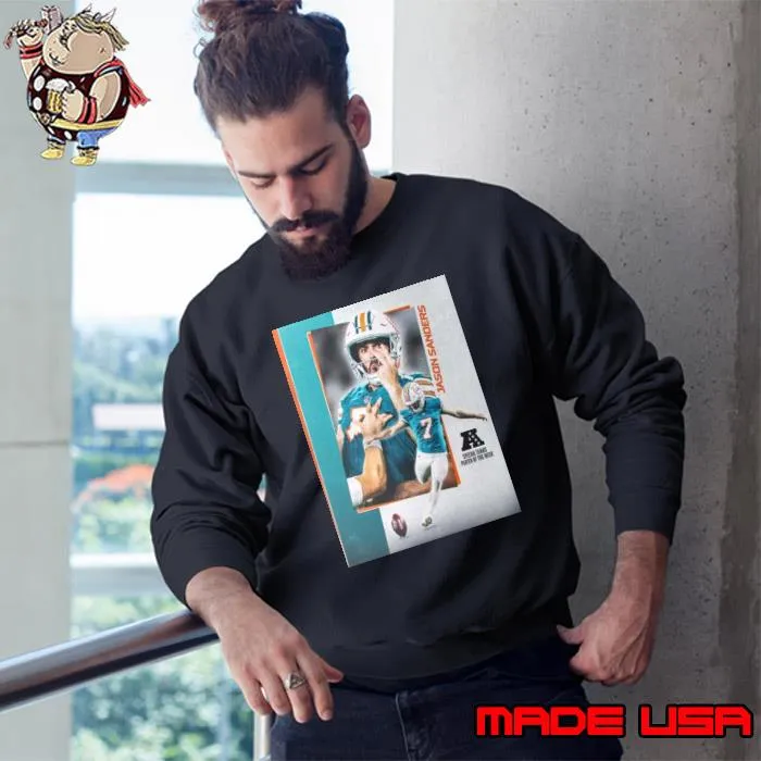 Miami Dolphins Jason Sanders Afc Special Teams Player Of The Week s Sweatshirt