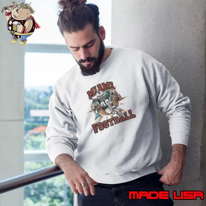 Miami Dolphins Miami Football Artwork Shirt Sweatshirt