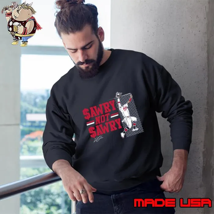 Michael Harris II Sawry Not Sawry Catch Signature Baseball T-Shirt
