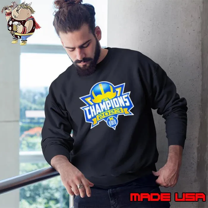 Michigan Wolverines Back to Back to Back B1G Champions 2023 s Sweatshirt