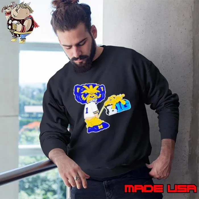 Michigan Wolverines piss on Big Ten s Sweatshirt