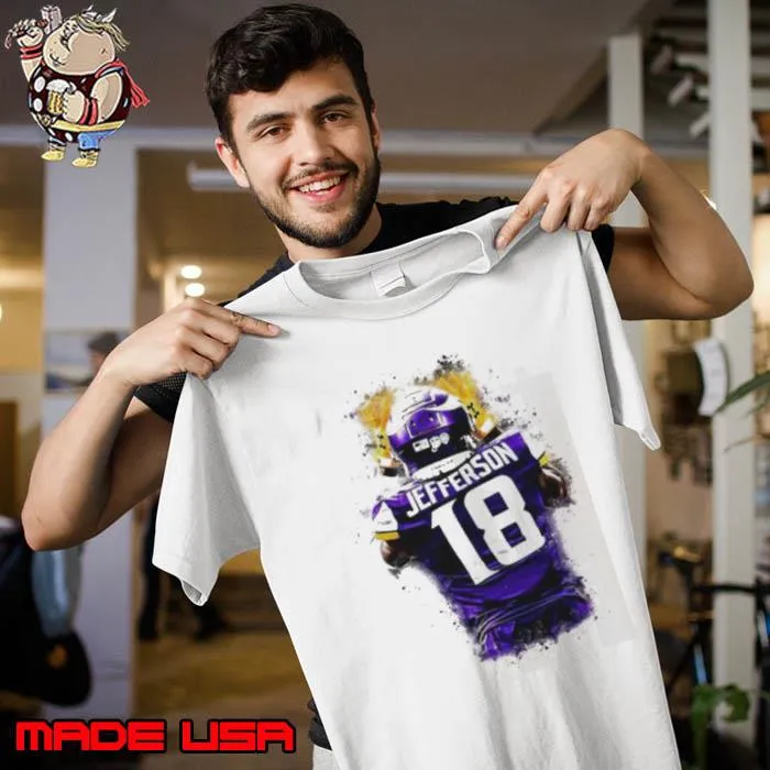 Minnesota Vikings football Justin Jefferson the Griddy behind the back funny s Unisex