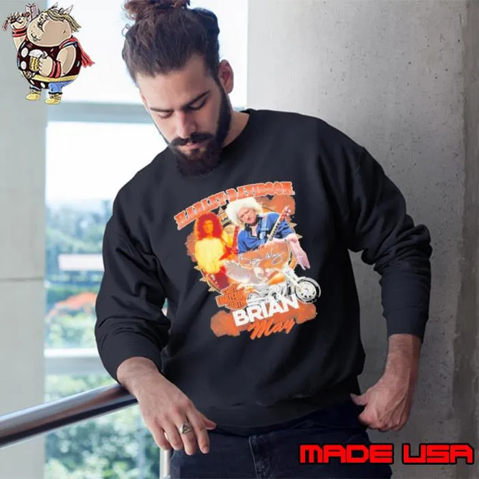 Motor Harley Davidson Clothes Brian May Signature Shirt Sweatshirt