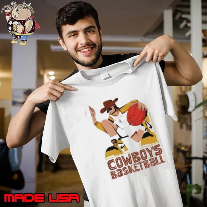 Nathan Walker Cowboys basketball player cartoon s Unisex