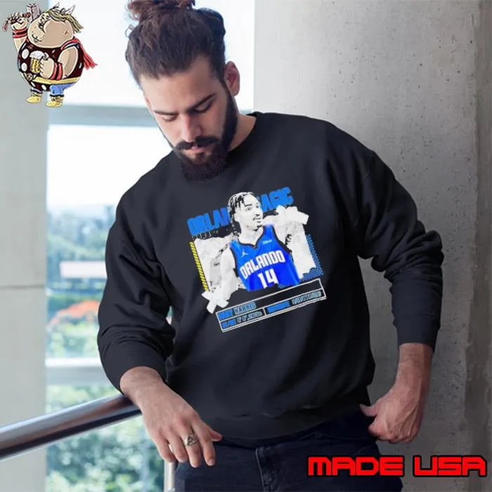 NBA Gary Harris Orlando Magic basketball player information paper s Sweatshirt