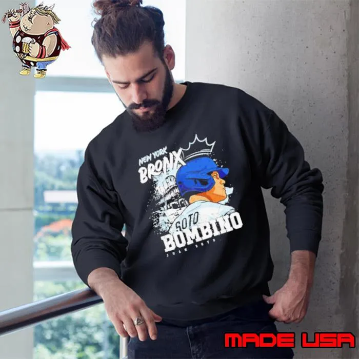 New York Bronx Juan Soto Bambino cartoon s Sweatshirt