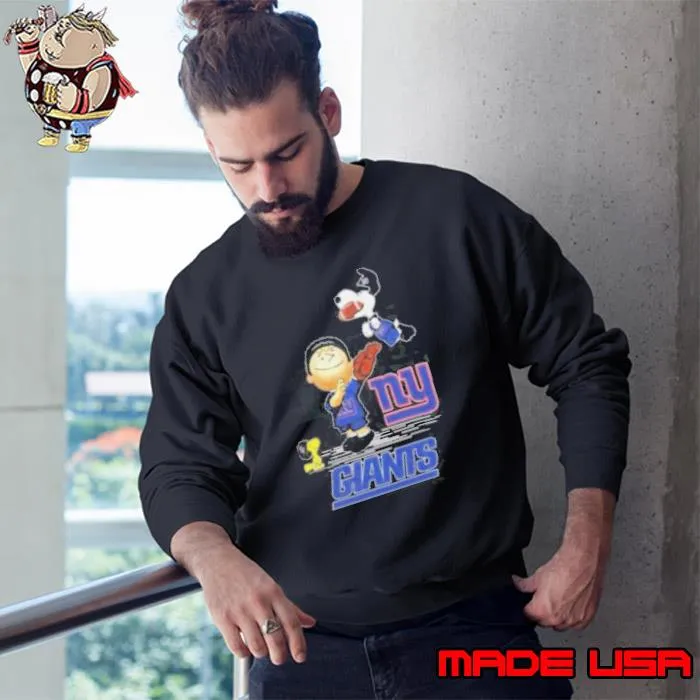 New York Giants The Peanuts Sport Fans Christmas s Sweatshirt