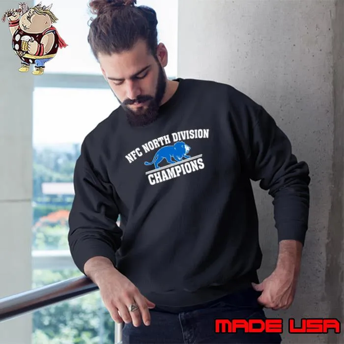 NFC North division champions lion Detroit Lions shirt